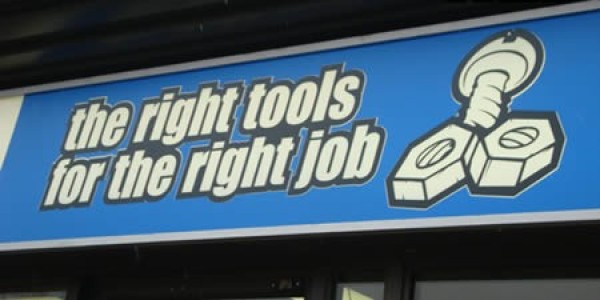 The right tools for the right job