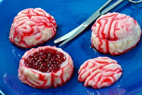 Cerveau en gelée à la confiture