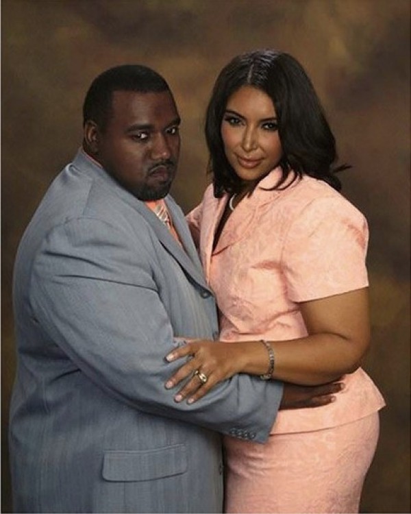 Kanye West et Kim Kardashian