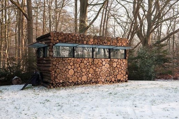 Une maison camouflage en Hollande