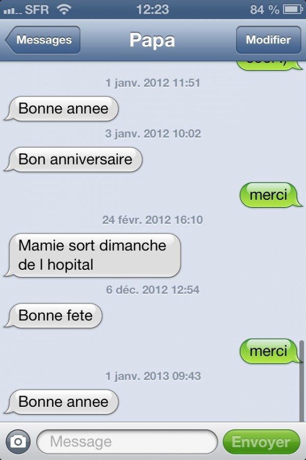 5 SMS en 1 an !