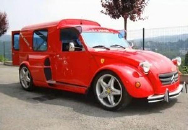 Citroën 2CV moteur Ferrari F355