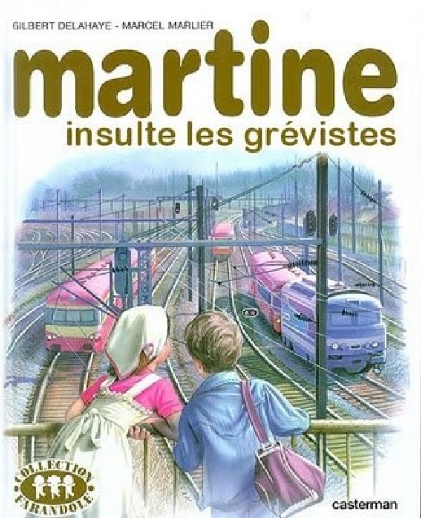 Martine insulte les grèvistes