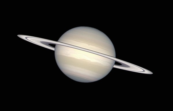 Saturn In Natural Colours