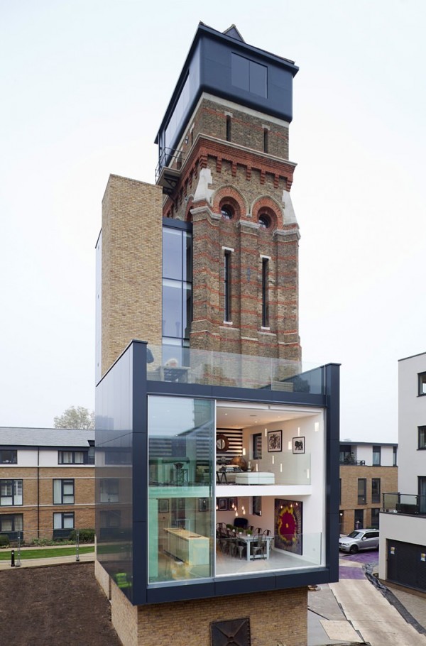 Une maison dans un vieux réservoir d’eau à Londres