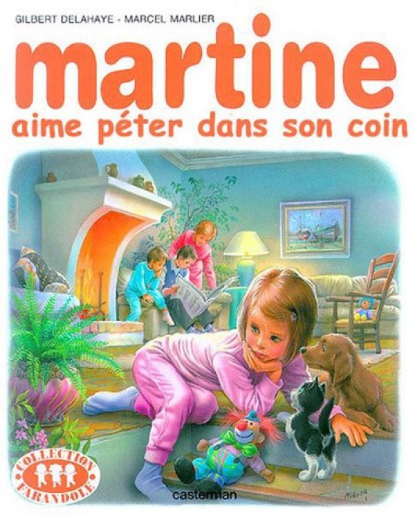 Martine aime pêter dans son coin