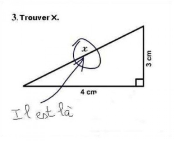 Trouver X