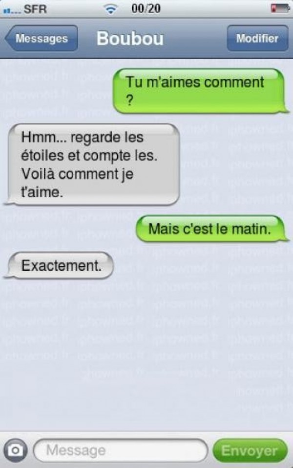 Tu m'aimes comment ?