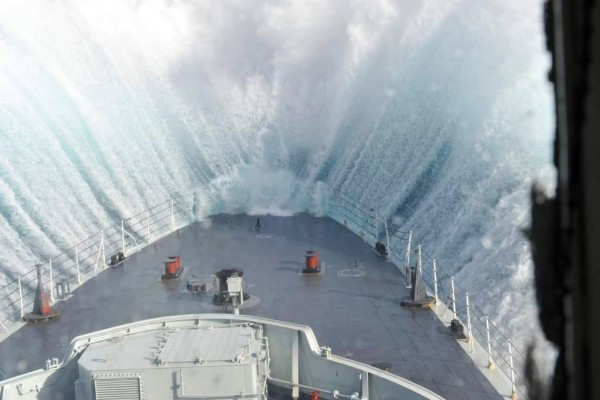 En pleine tempête